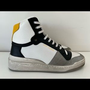 Saint Laurent SL24 high-top sneakers.